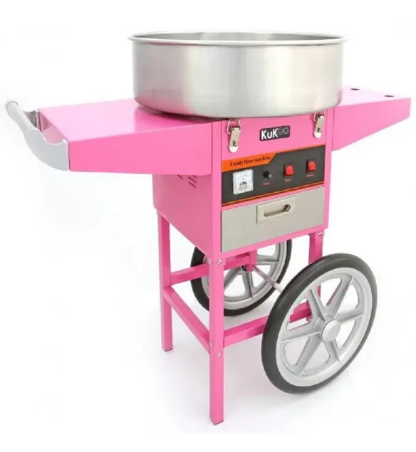 Machine à barbe à papa – sur chariot