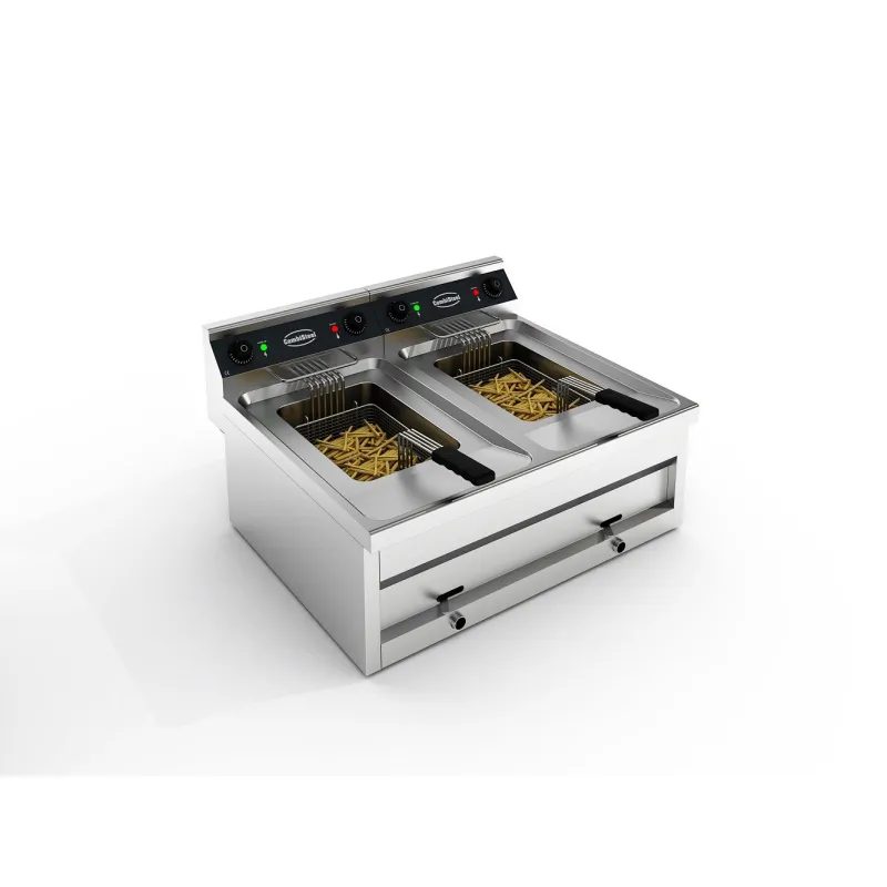 Friteuse électrique – 2×12 L