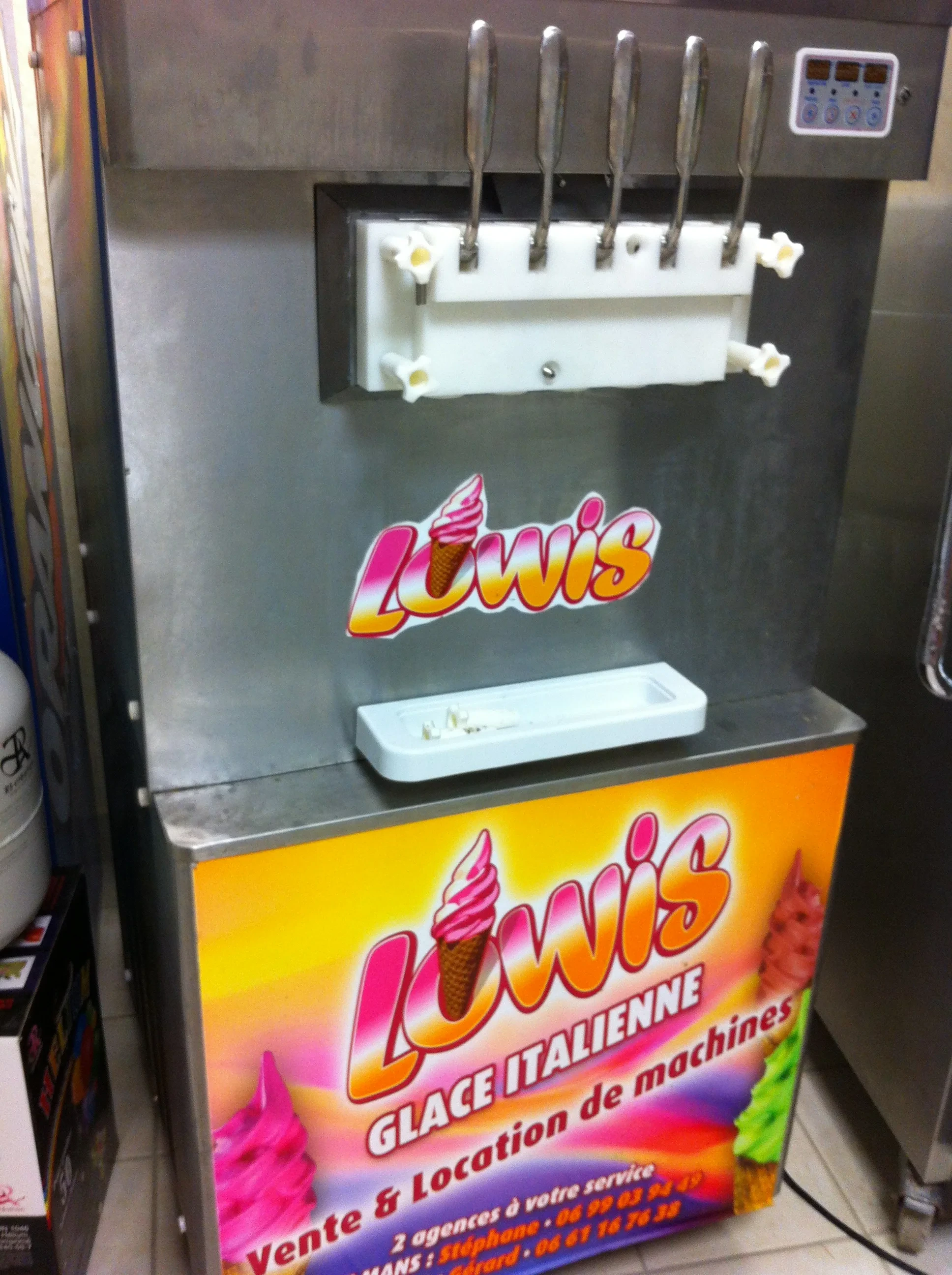 Machine à glaces à l’italienne – 3 parfums