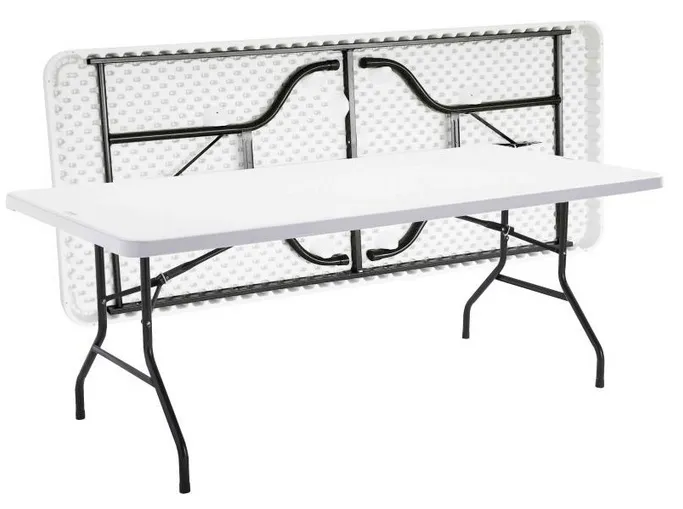 Table rectangle – 4 par côté