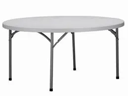 Table ronde pliante – pour 6